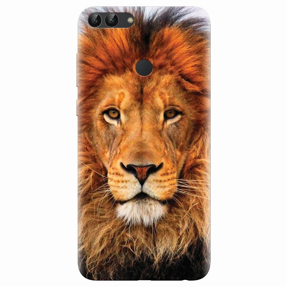 Husa silicon pentru Huawei P Smart, Colorful Lion4