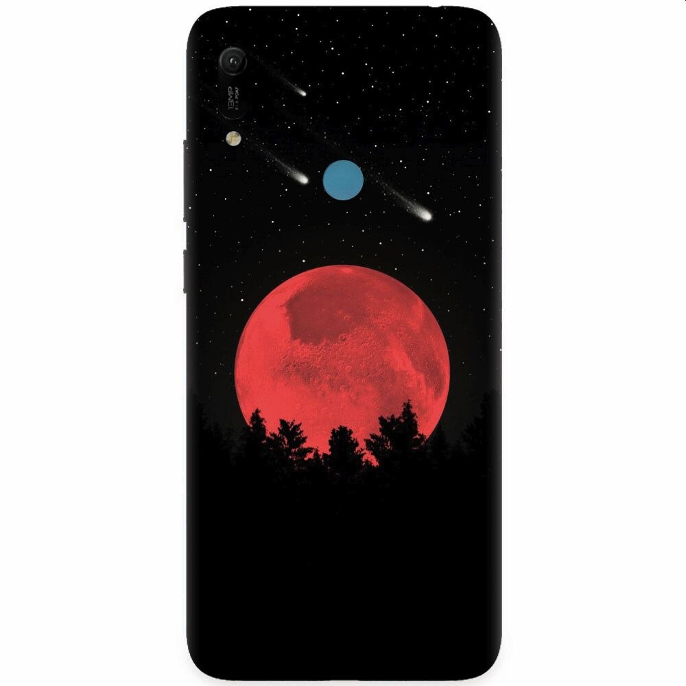 Husa silicon pentru Huawei Y6 Prime 2019, Blood Moon