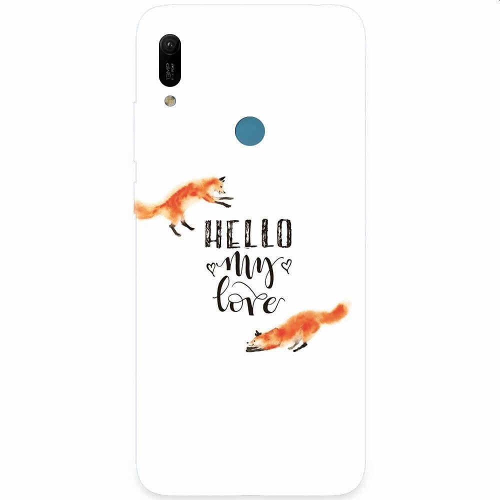 Husa silicon pentru Huawei Y6 Prime 2019, Hello My Love