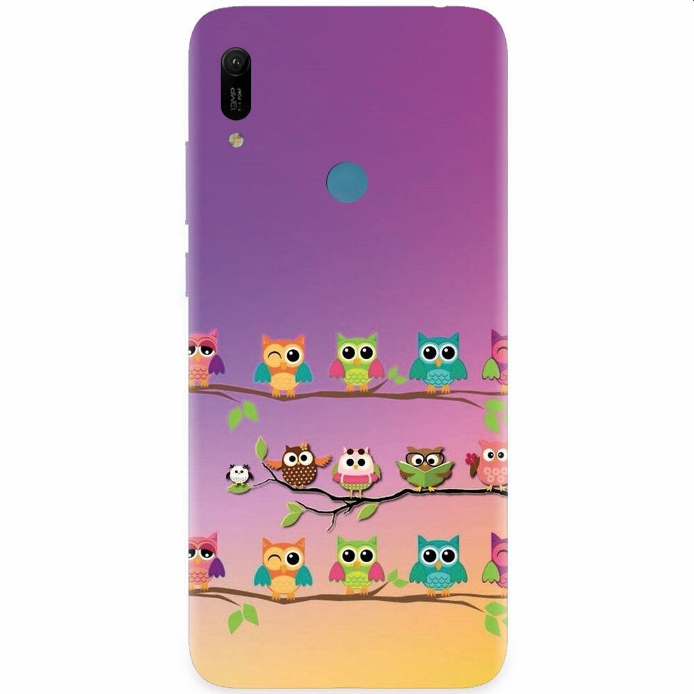 Husa silicon pentru Huawei Y6 Prime 2019, Owls