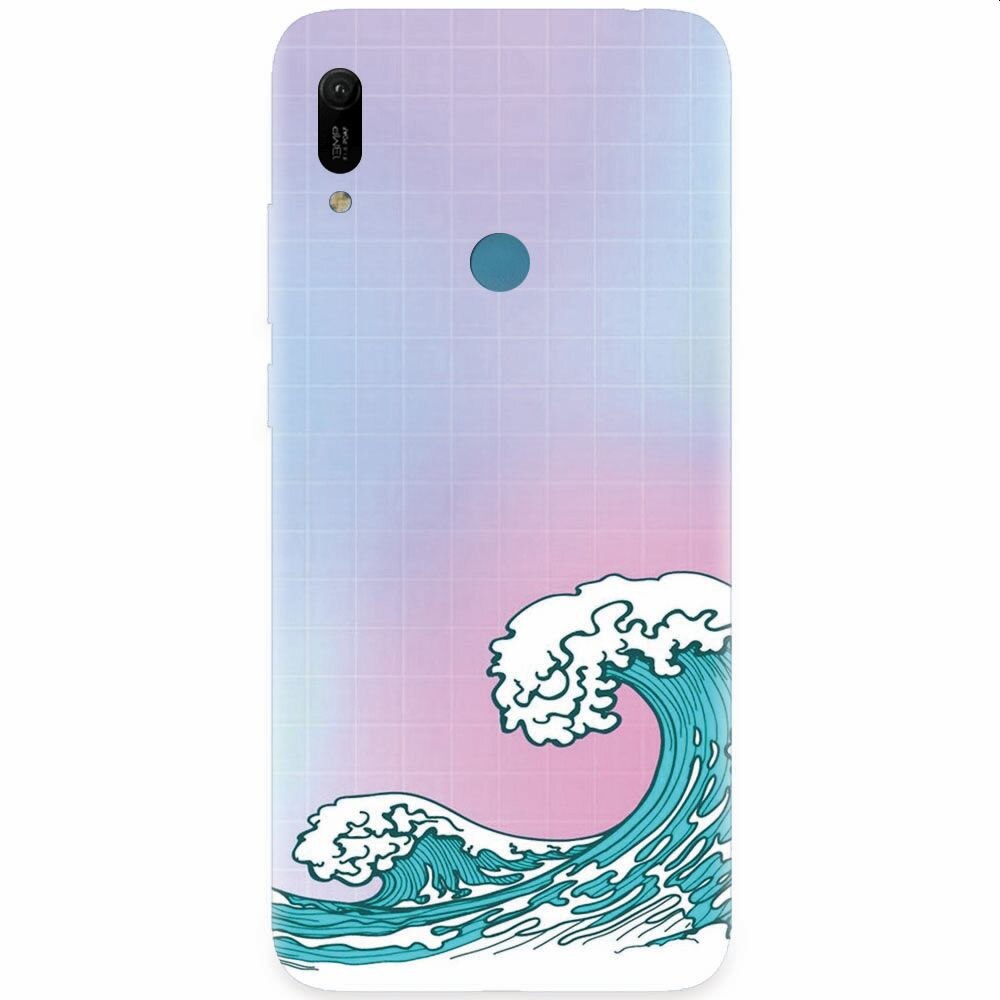 Husa silicon pentru Huawei Y6 Prime 2019, Waves