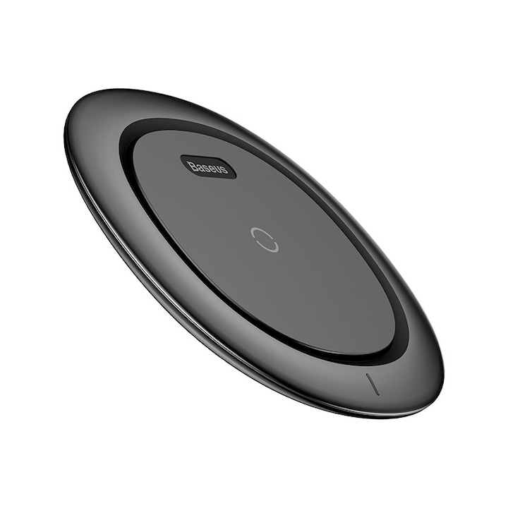 Baseus UFO 10W QI Wirelless, vezeték nélküli töltő, töltőpad iPhone 8 / X / XR / XS / XS MAX, Samsung Note 8 / S9 / S8 stb. telefonokhoz fekete