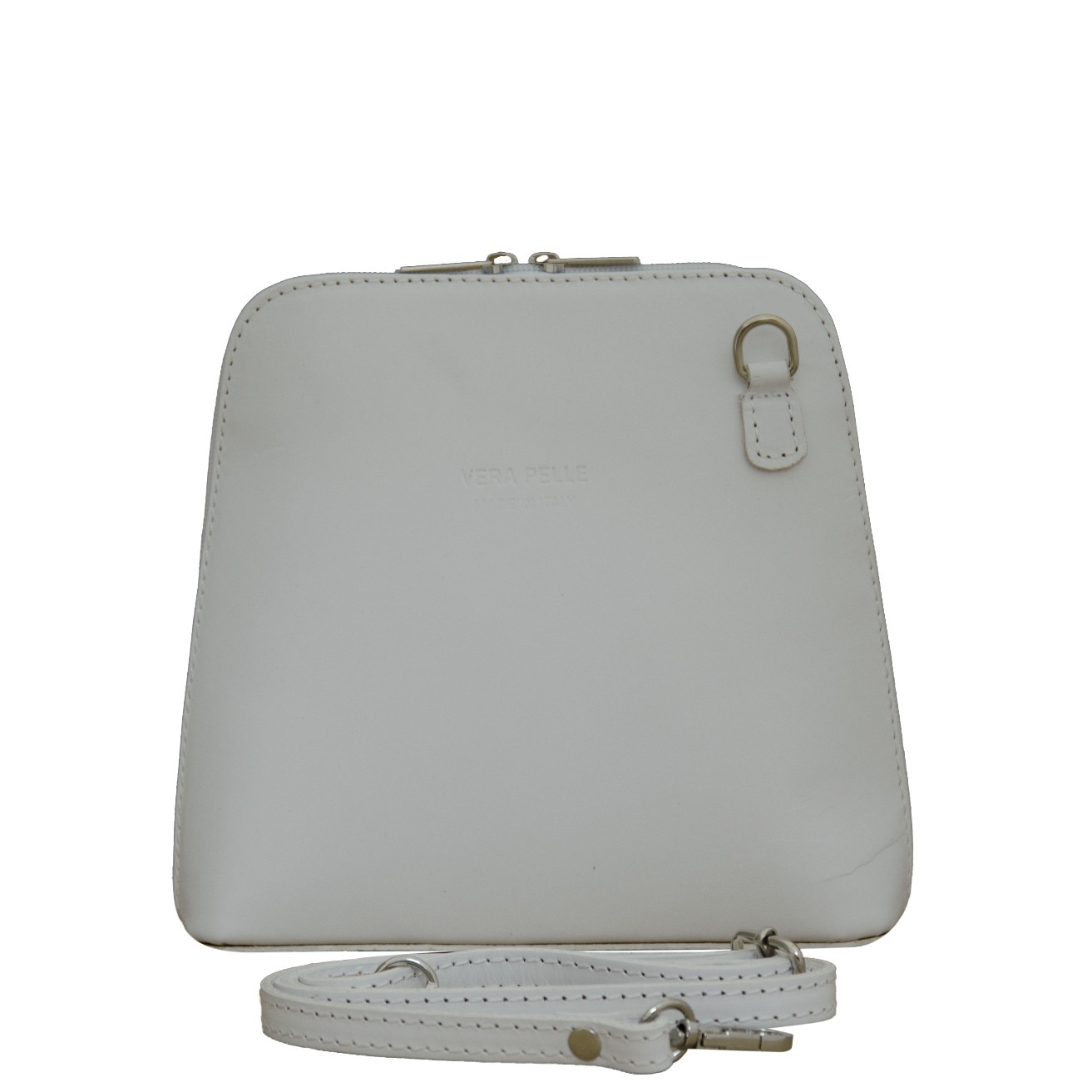 Geanta crossbody din piele naturala, Maria bej