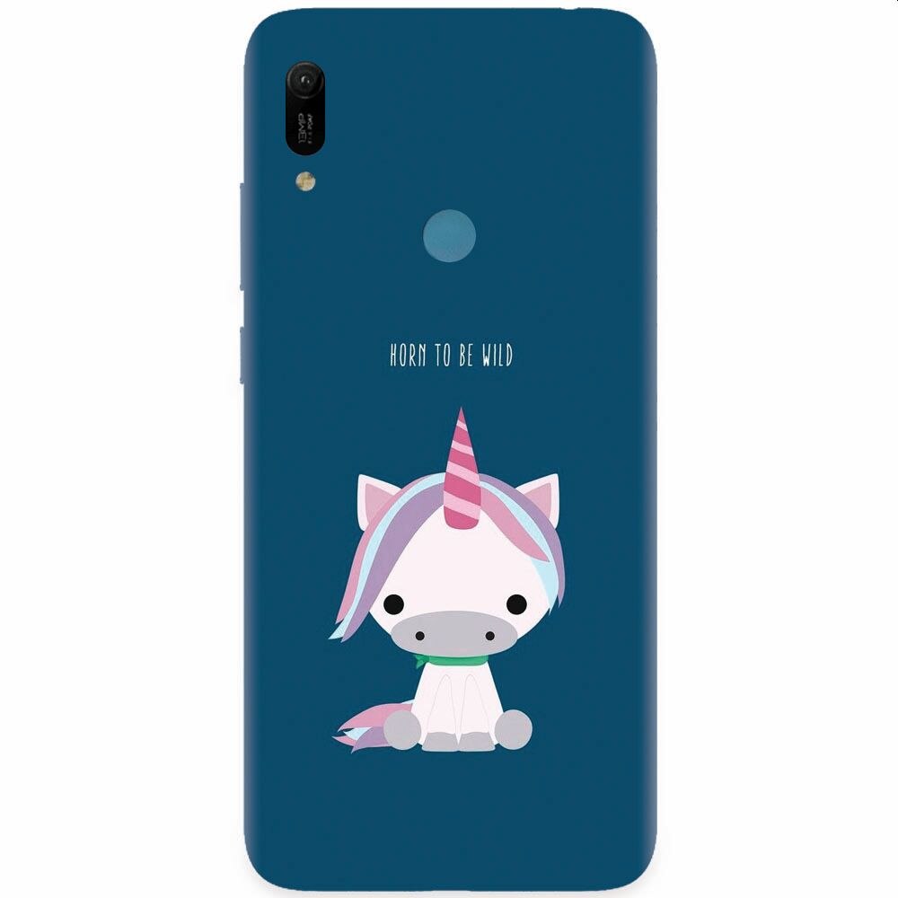 Husa silicon pentru Huawei Y6 Prime 2019, Horn To Be Wild Cute Unicorn