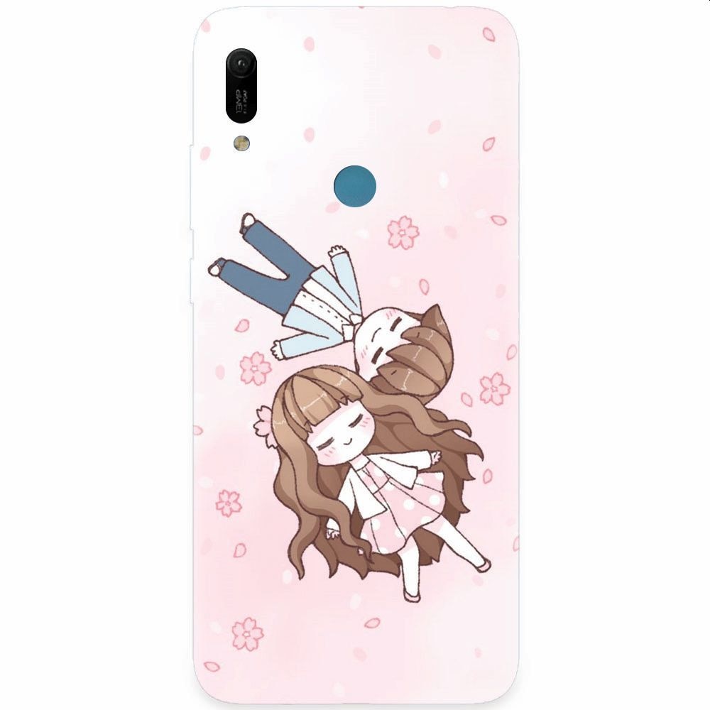 Husa silicon pentru Huawei Y6 Prime 2019, Cute Couple