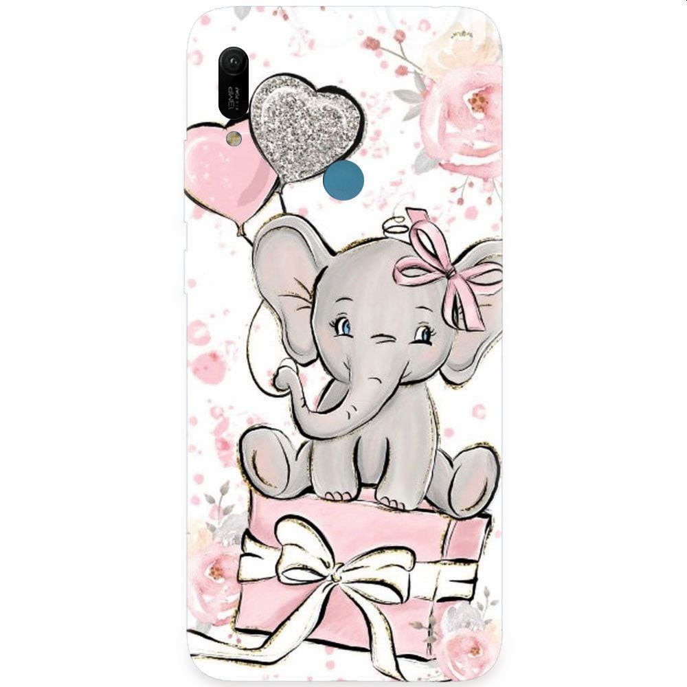Husa silicon pentru Huawei Y6 Prime 2019, Elefant