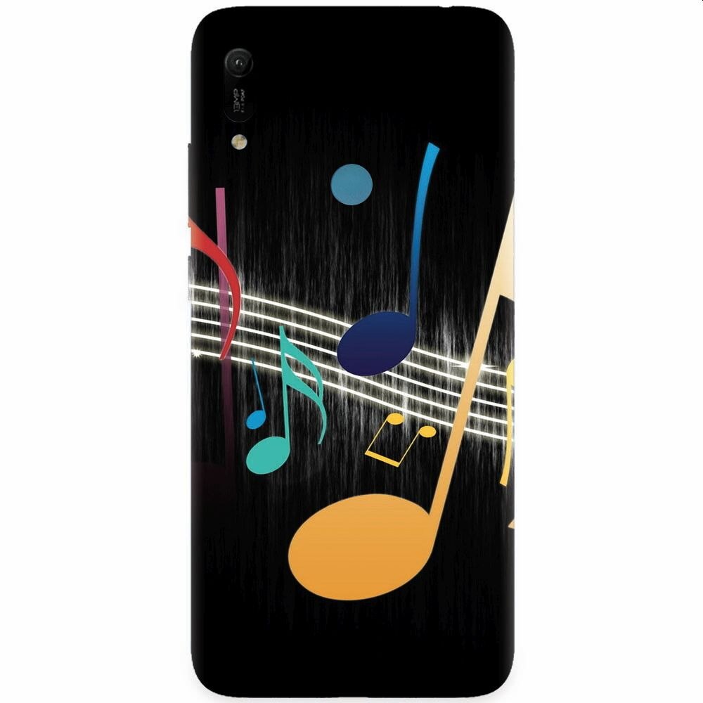 Husa silicon pentru Huawei Y6 Prime 2019, Colorful Music