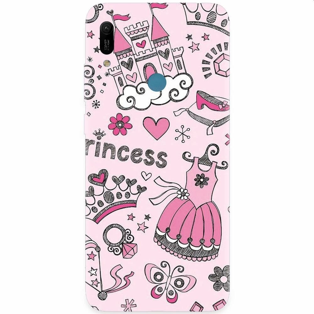 Husa silicon pentru Huawei Y6 Prime 2019, Princess