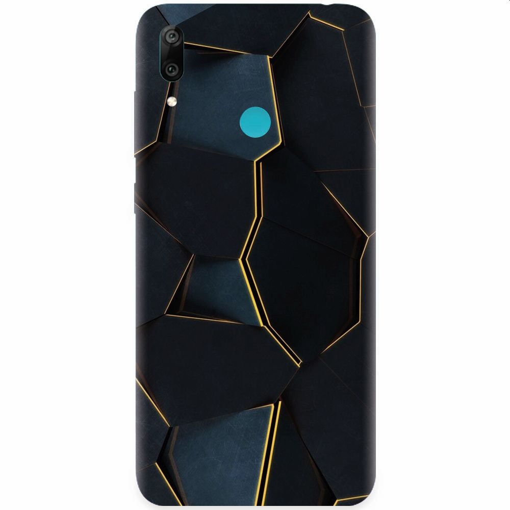 Husa silicon pentru Huawei Y7 2019, Abstract Draw