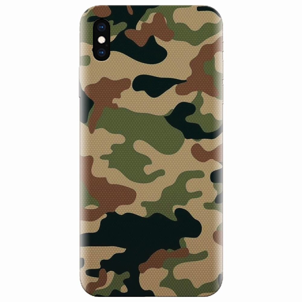 Husa silicon pentru Apple Iphone XS Max, Camuflaj