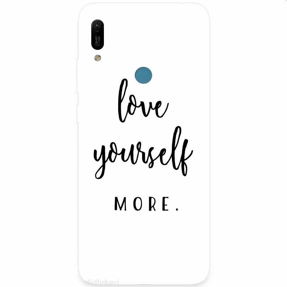 Husa silicon pentru Huawei Y6 Prime 2019, Love Yourself More