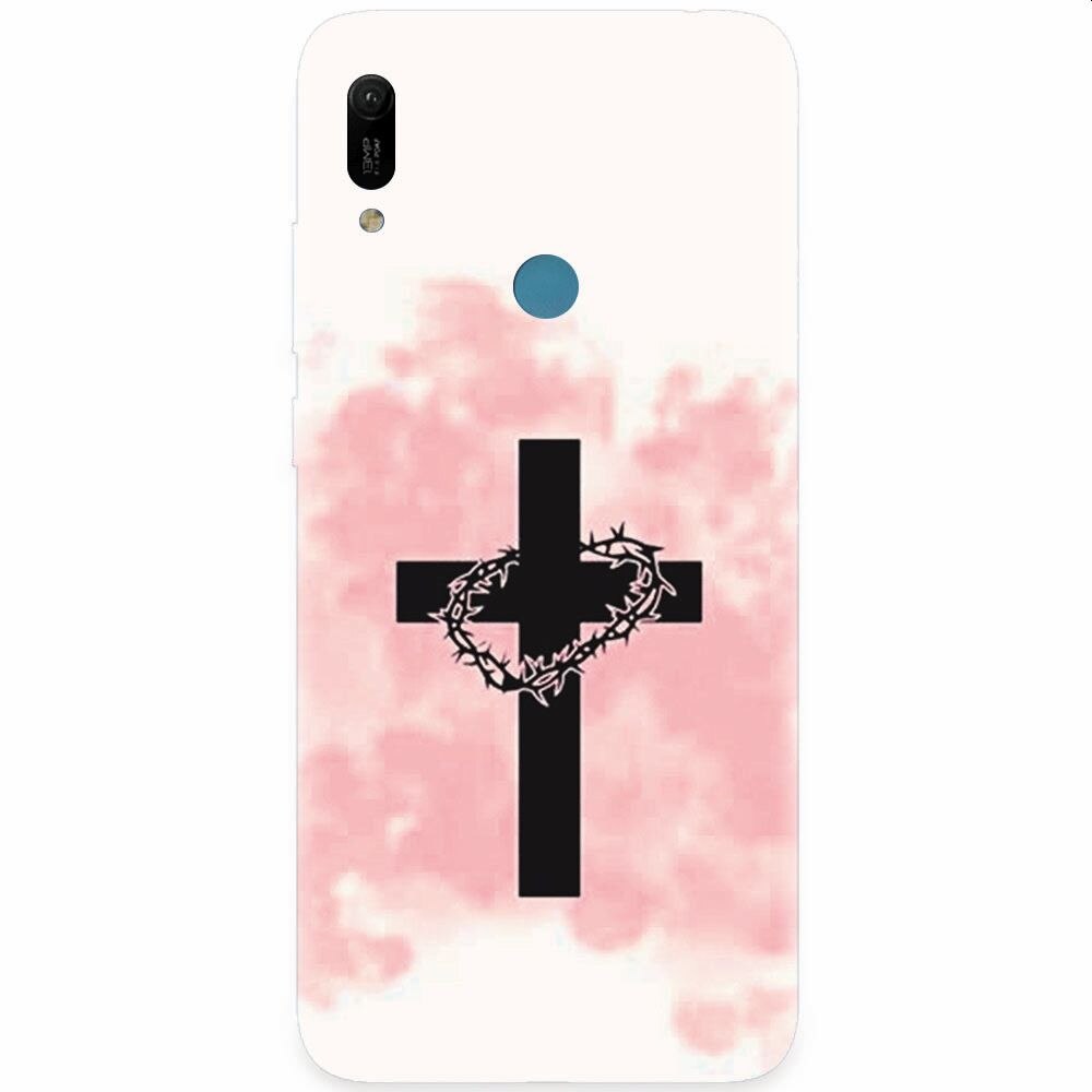 Husa silicon pentru Huawei Y6 Prime 2019, Cross