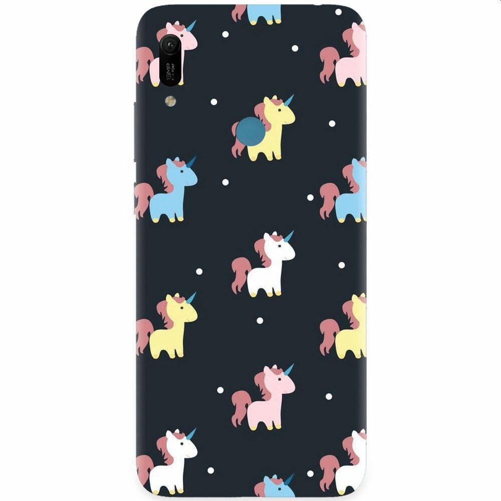 Husa silicon pentru Huawei Y6 Prime 2019, Unicorns