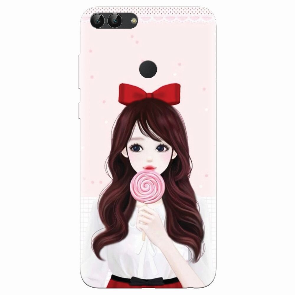 Husa silicon pentru Huawei P Smart, Girly 001