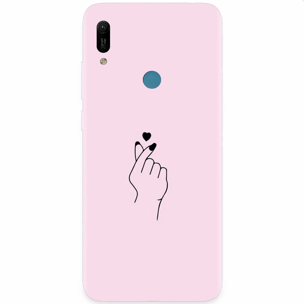 Husa silicon pentru Huawei Y6 Prime 2019, Simple Love