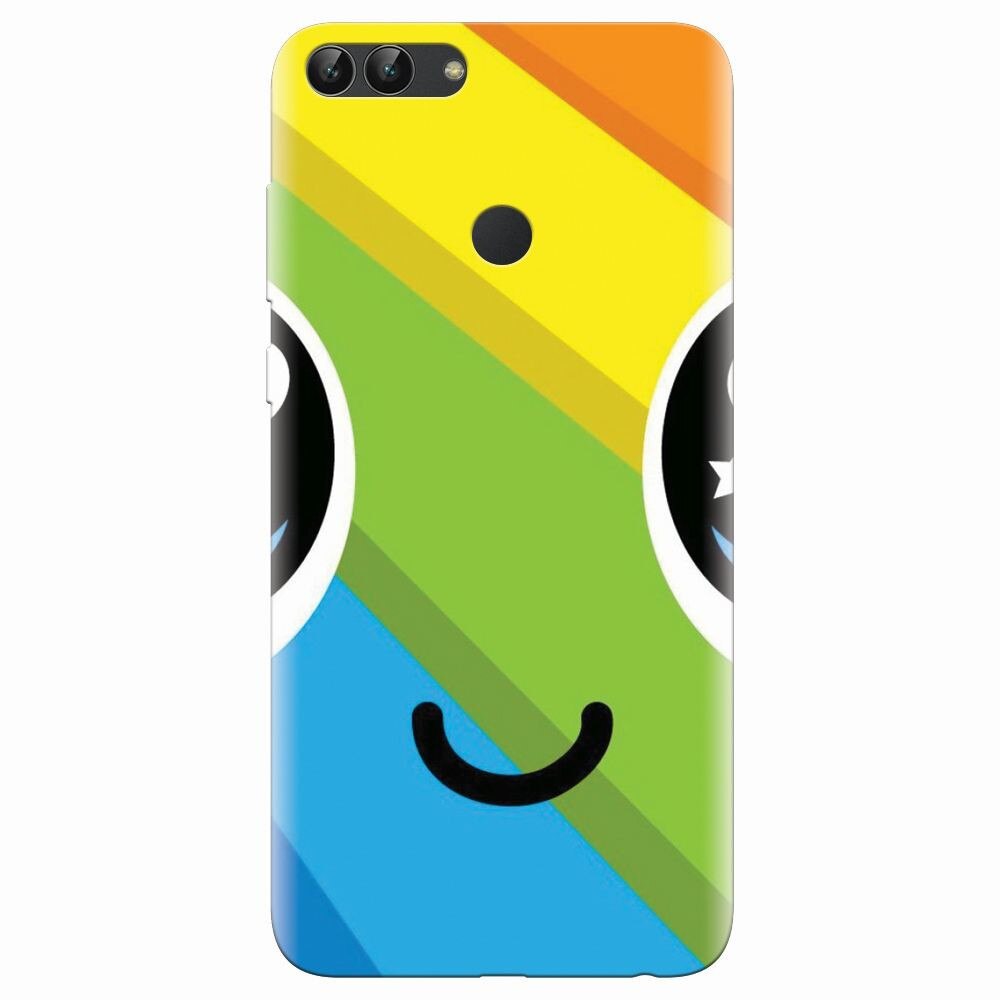 Husa silicon pentru Huawei P Smart, Happy Face