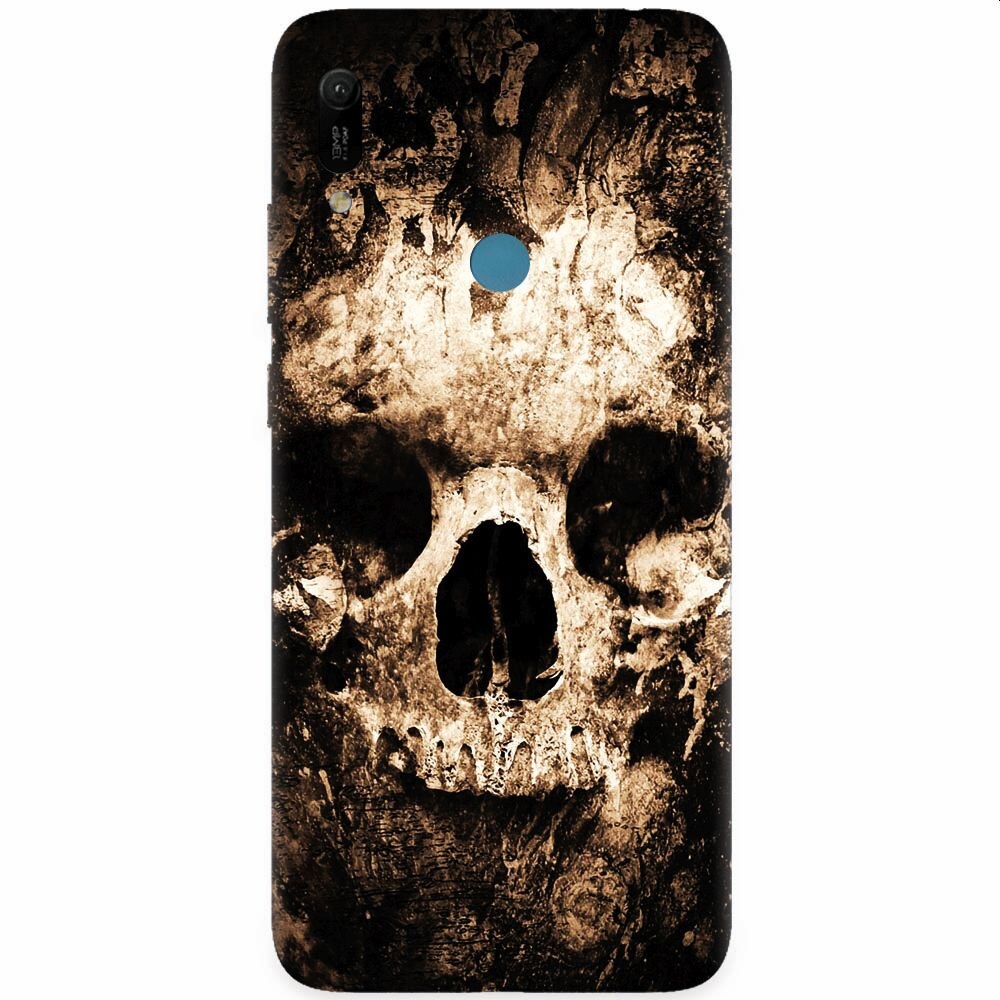 Husa silicon pentru Huawei Y6 Prime 2019, Zombie Skull