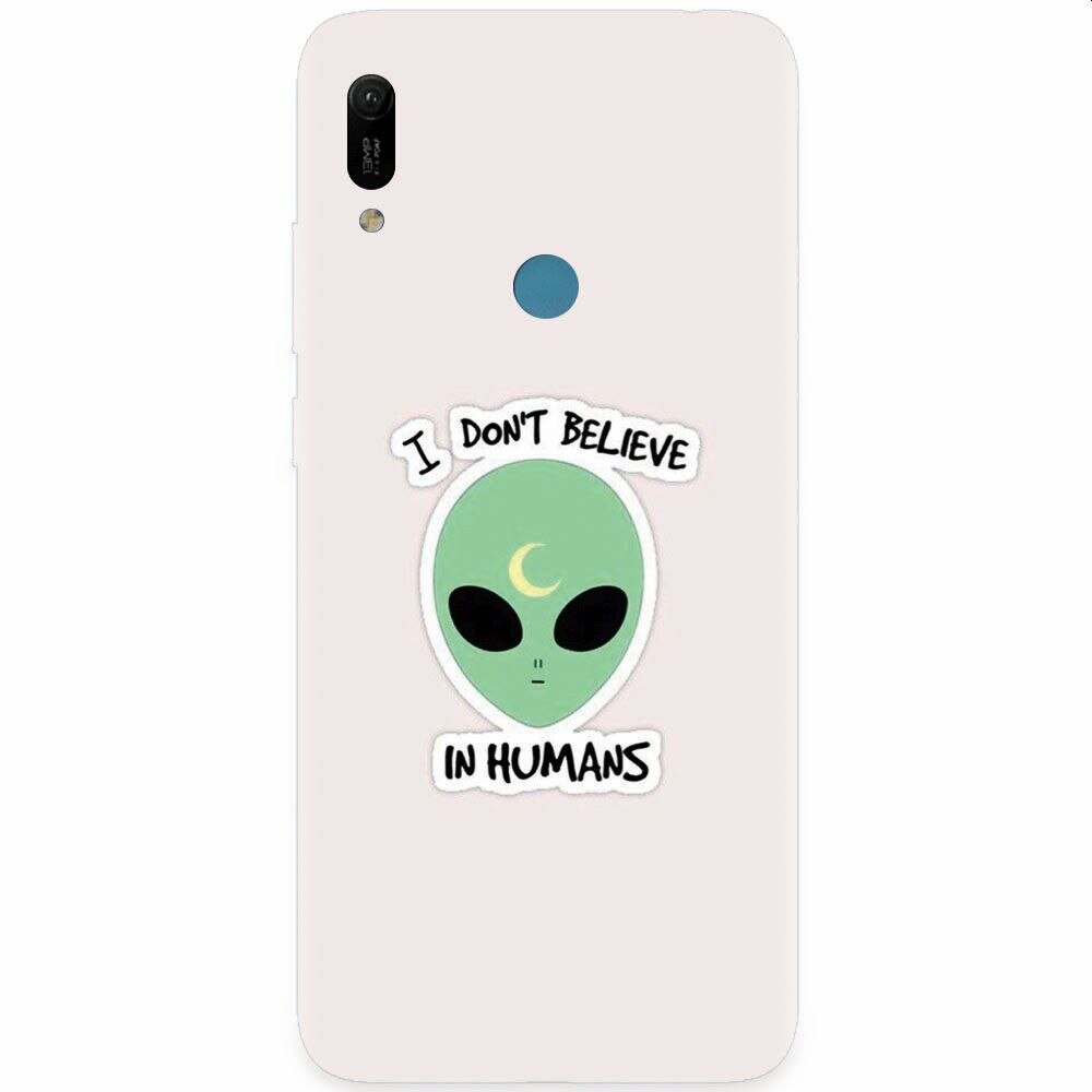 Husa silicon pentru Huawei Y6 Prime 2019, I Dont Believe In Humans