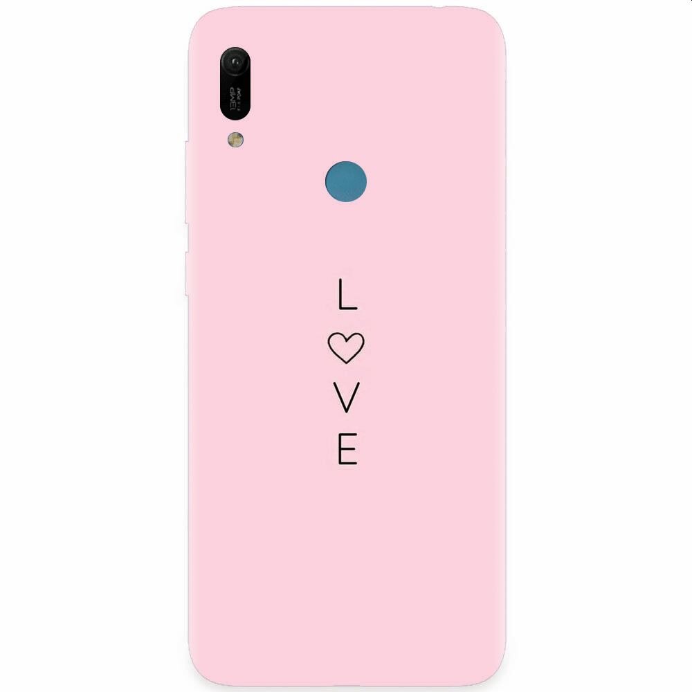 Husa silicon pentru Huawei Y6 Prime 2019, Love