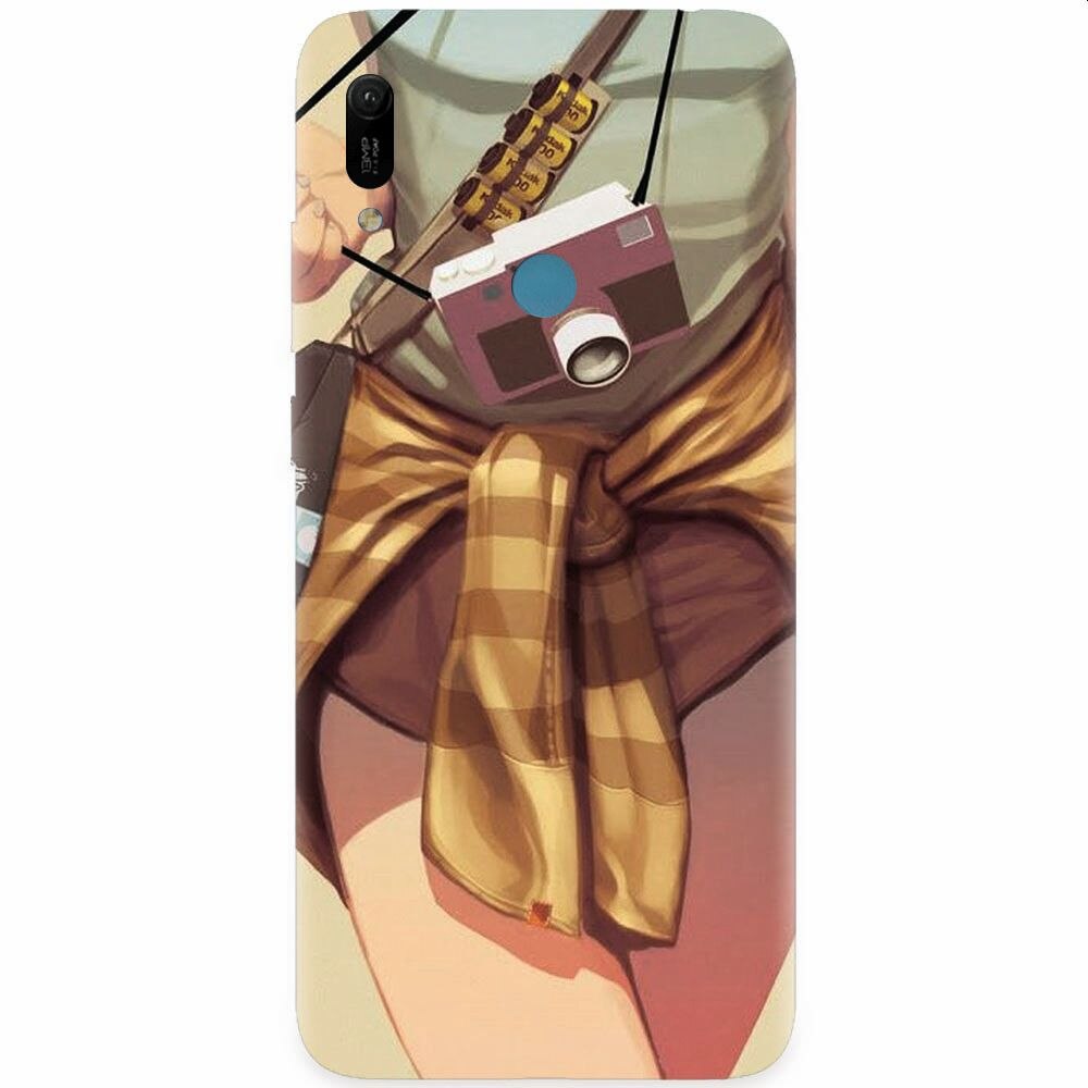 Husa silicon pentru Huawei Y6 Prime 2019, Photograph Girl