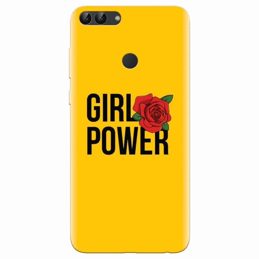 Husa silicon pentru Huawei P Smart, Girl Power