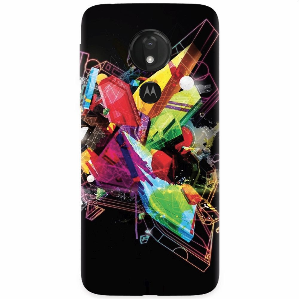 Husa silicon pentru Motorola Moto G7, Abstract Shape