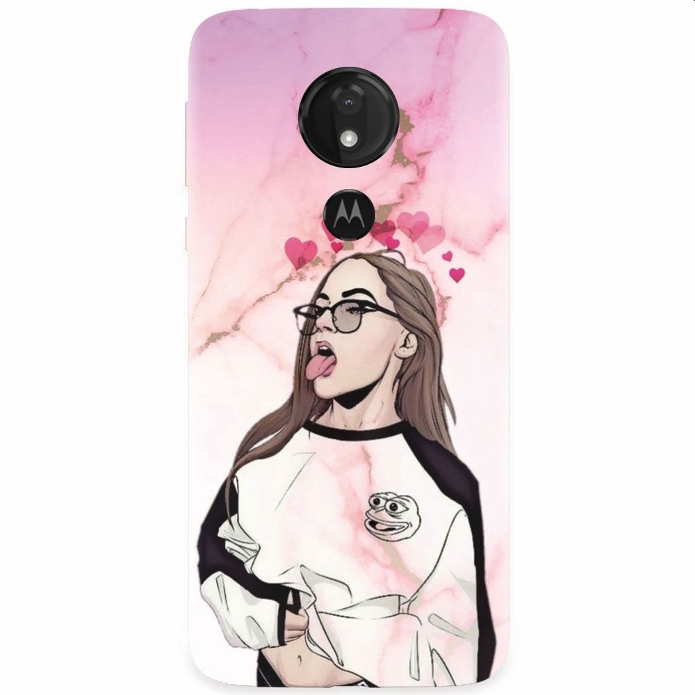 Husa silicon pentru Motorola Moto G7, Bad Girl