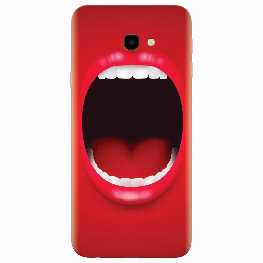 Husa silicon pentru Samsung Galaxy J4 Plus, Big Mouth