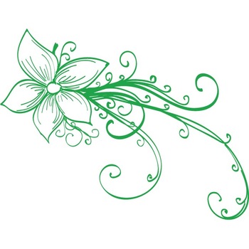 Orhideea fericita - Sticker Decorativ - Verde - 144 x 110 cm Orhideea fericita - Sticker Decorativ - Verde - 144 x 110 cm