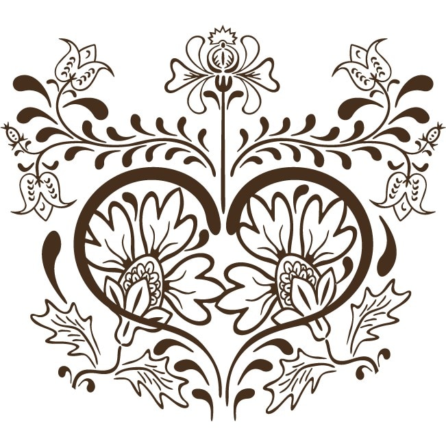 Element modern - Sticker Decorativ - Choco - 123 x 110 cm