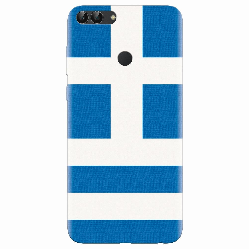 Husa silicon pentru Huawei P Smart, Greece Flag