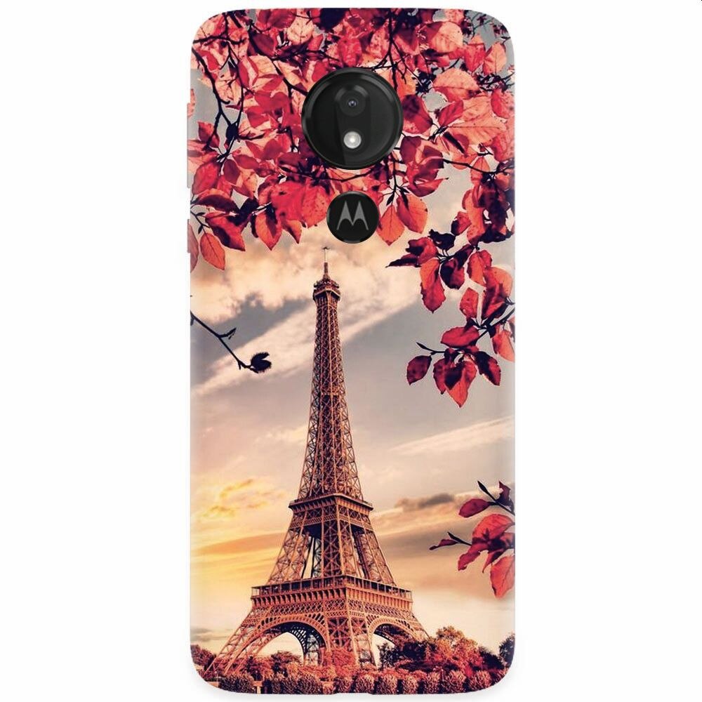Husa silicon pentru Motorola Moto G7 Power, Eifel Tower