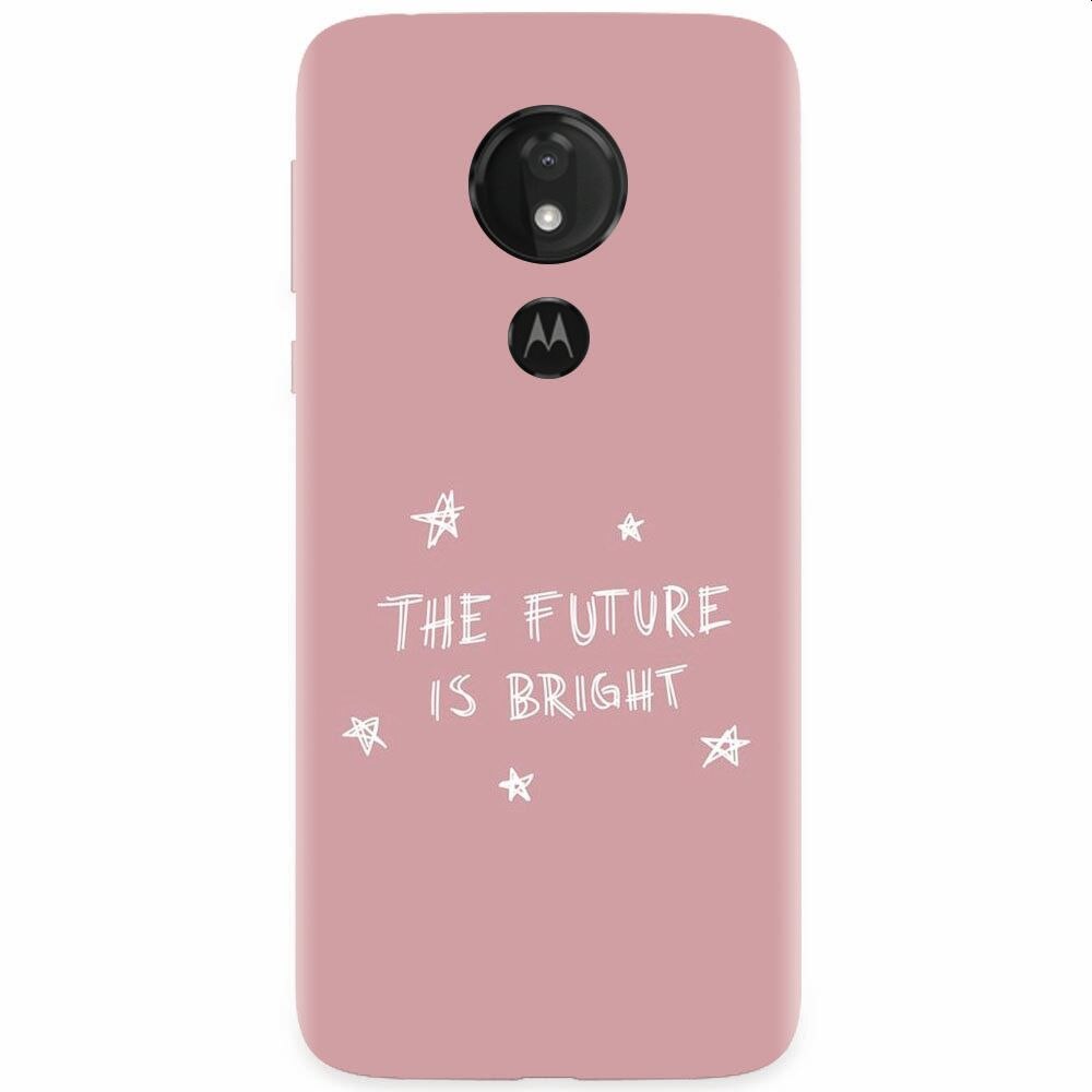 Husa silicon pentru Motorola Moto G7, The Future Is Bright