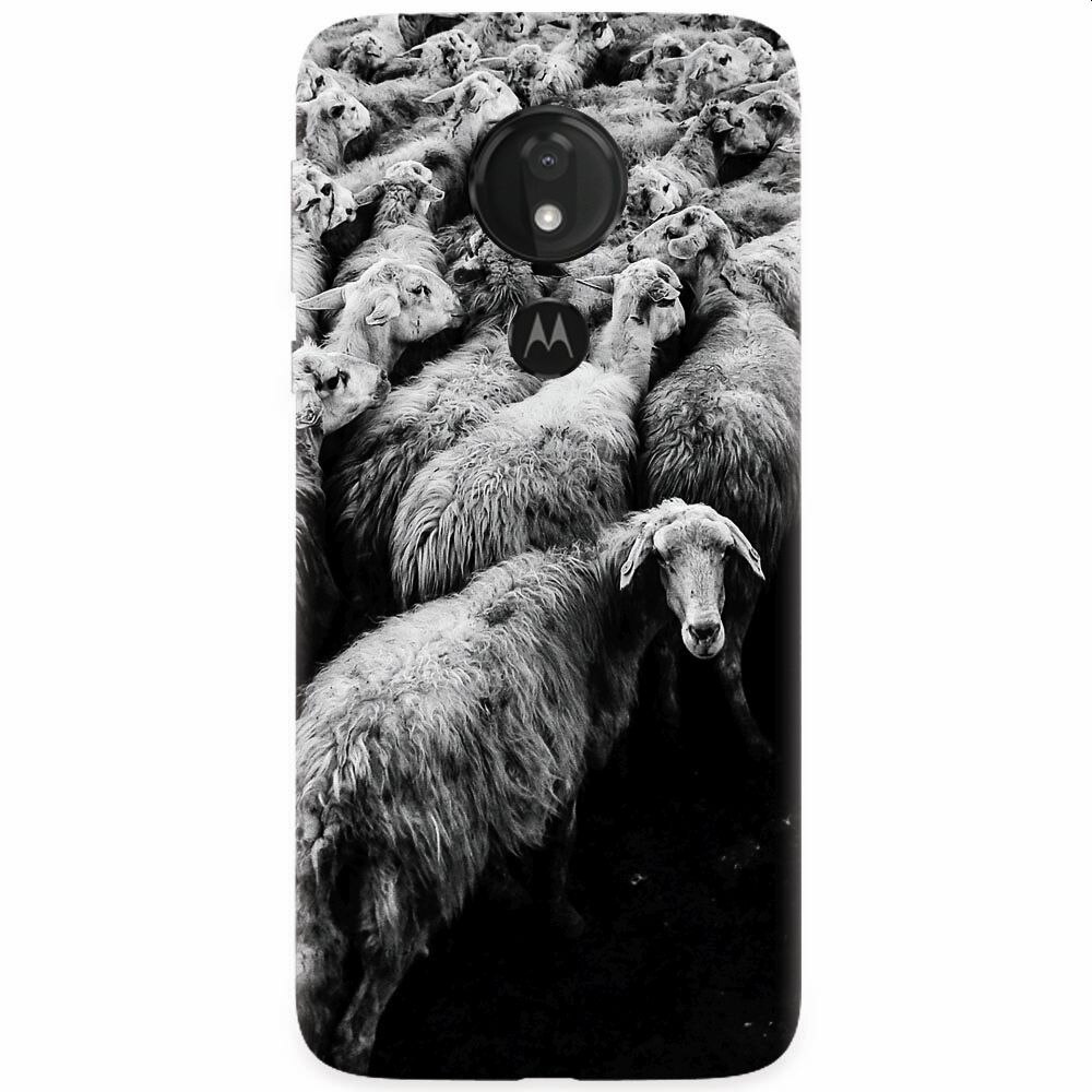 Husa silicon pentru Motorola Moto G7, Sheep
