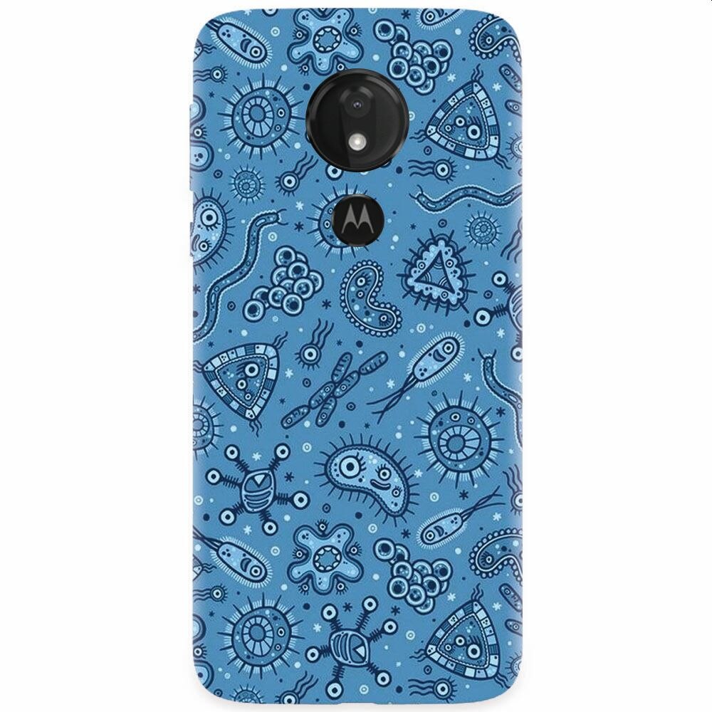 Husa silicon pentru Motorola Moto G7, Bacteria