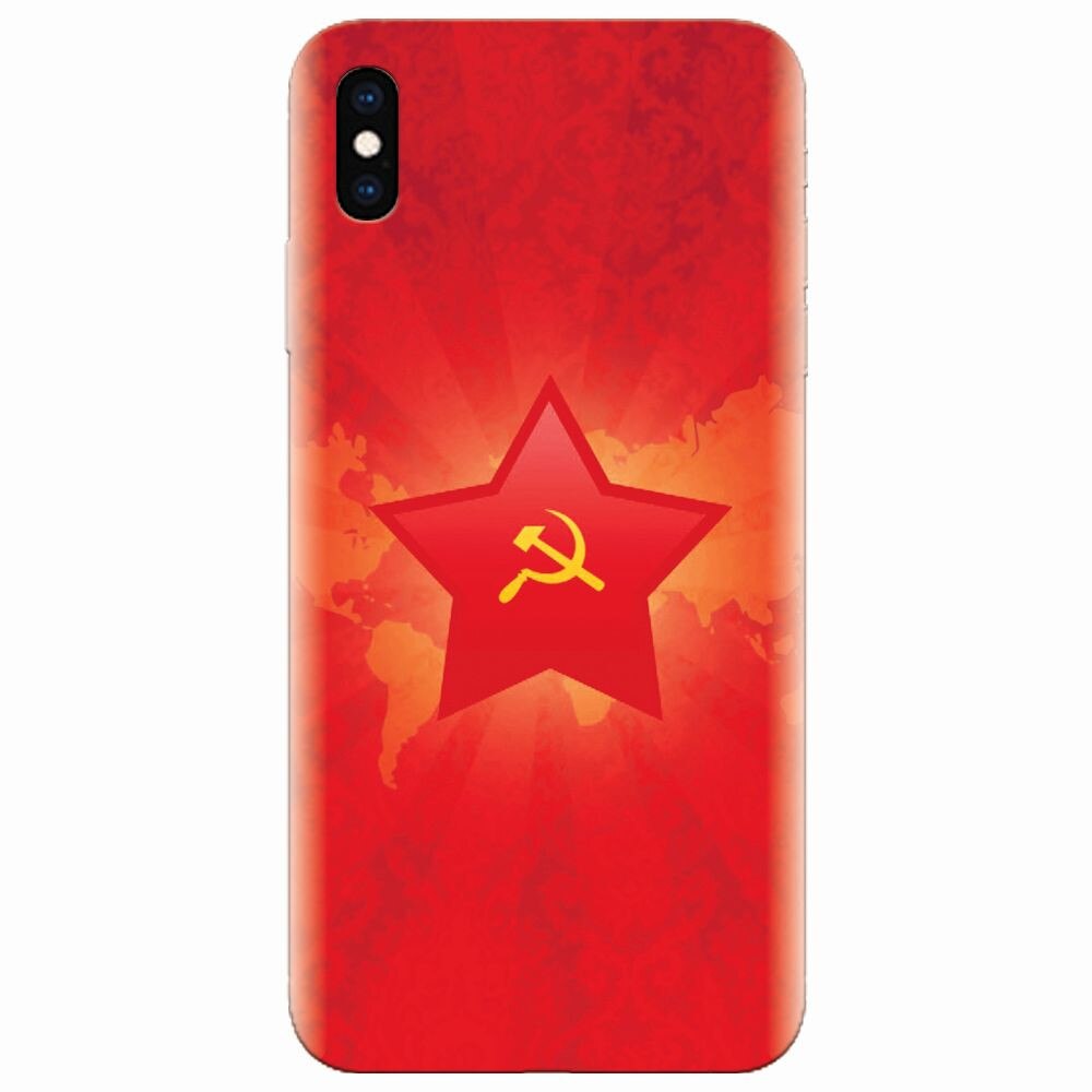 Husa silicon pentru Apple Iphone XS Max, Soviet Union