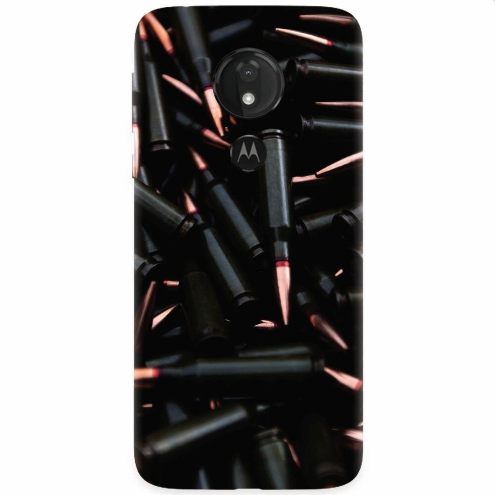 Husa silicon pentru Motorola Moto G7, Ammunition Bullets