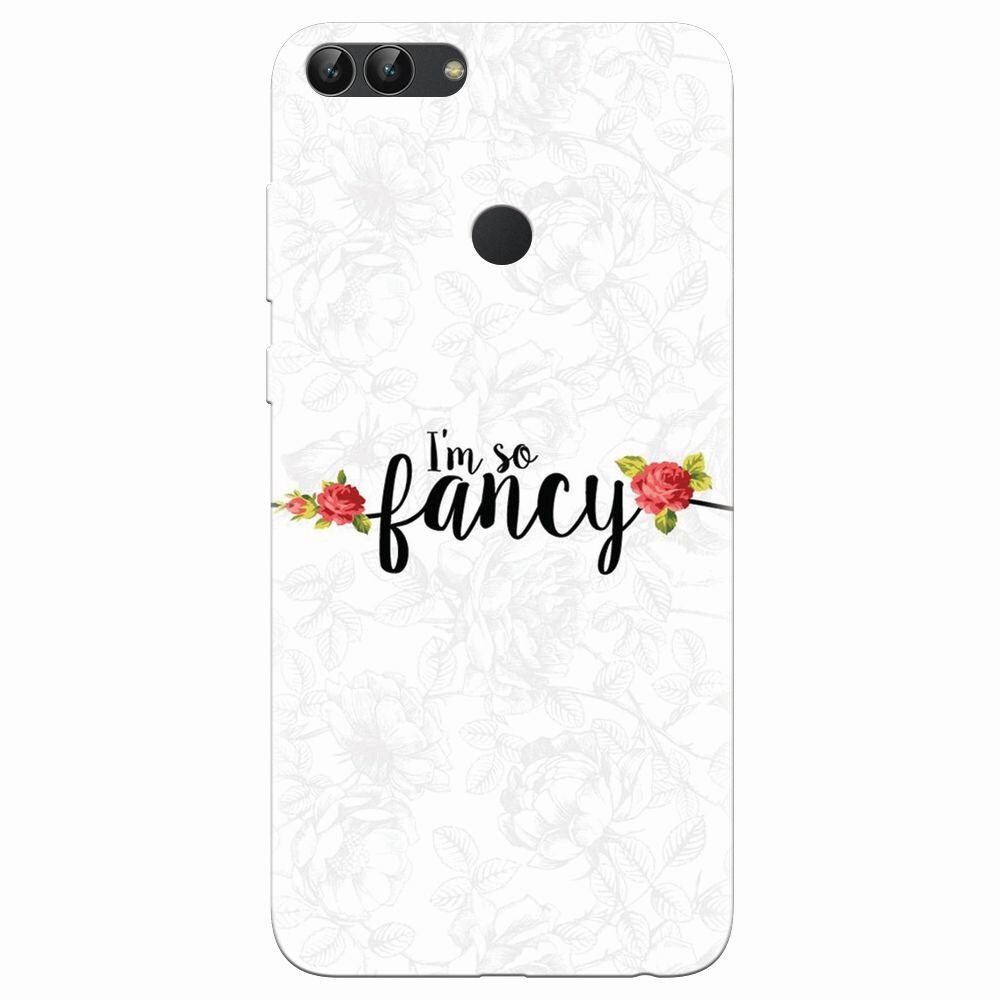 Husa silicon pentru Huawei P Smart, Im So Fancy Floral