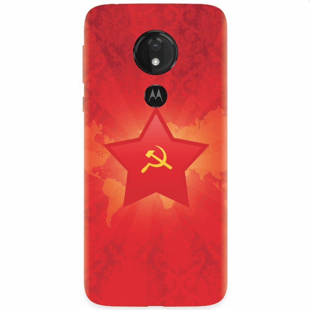 Husa silicon pentru Motorola Moto G7, Soviet Union