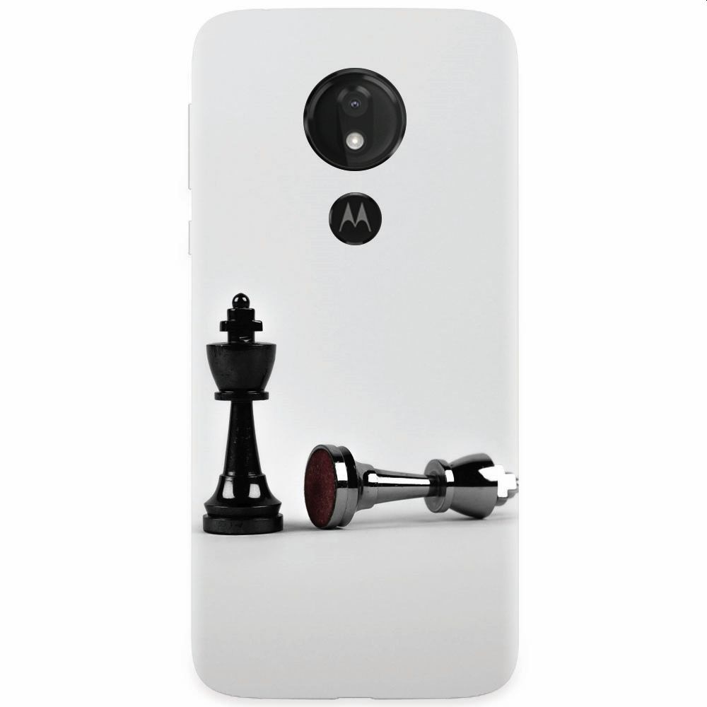 Husa silicon pentru Motorola Moto G7 Power, Chess