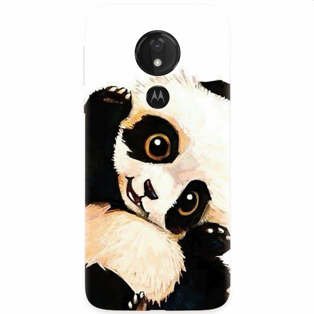 Husa silicon pentru Motorola Moto G7, Baby Panda 002