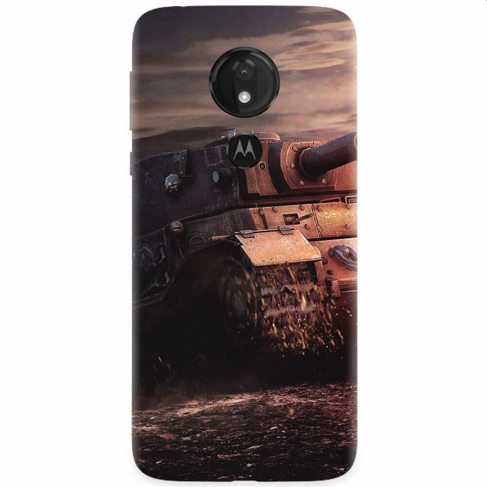 Husa silicon pentru Motorola Moto G7 Power, ARL Tank Of Military