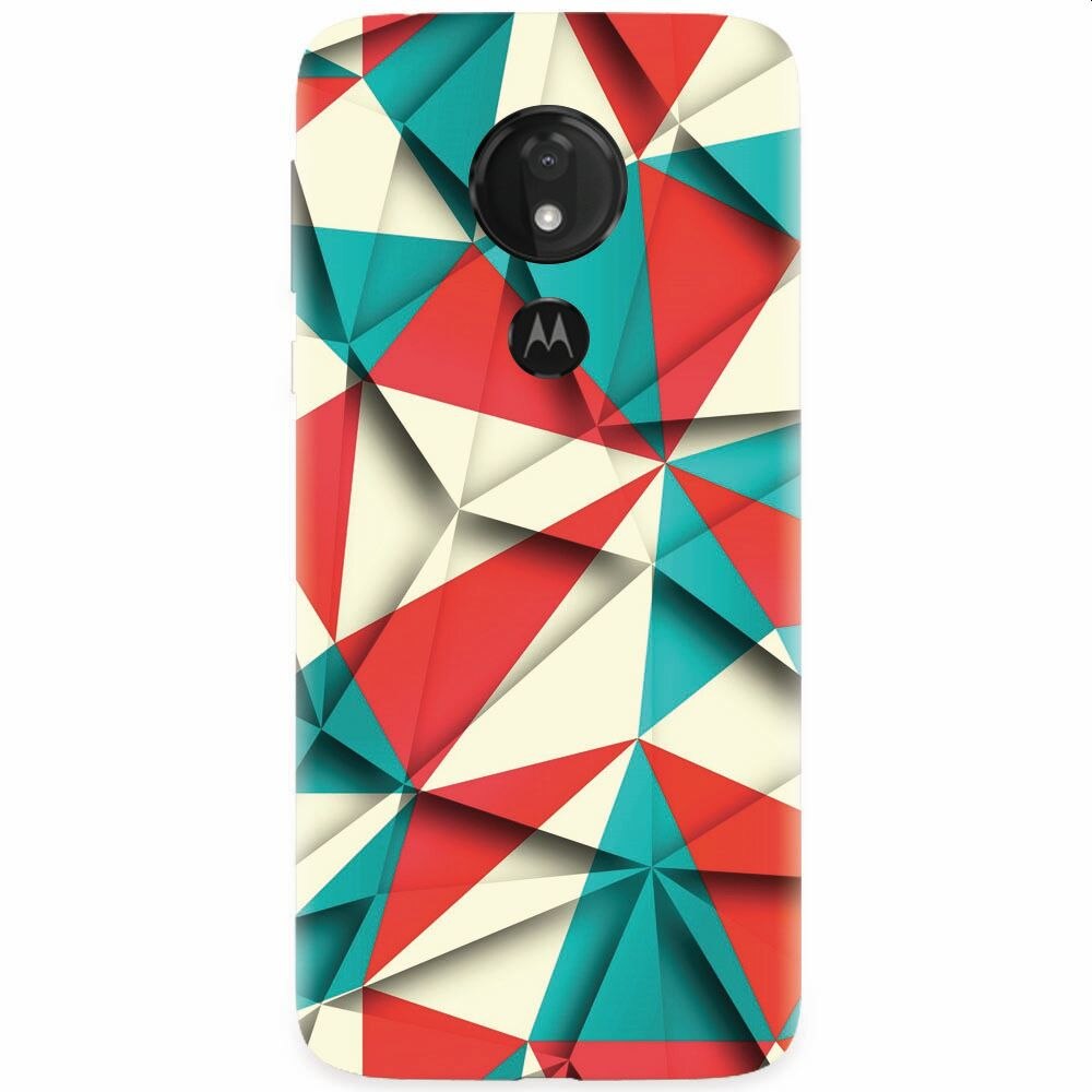 Husa silicon pentru Motorola Moto G7, Abstract Vector