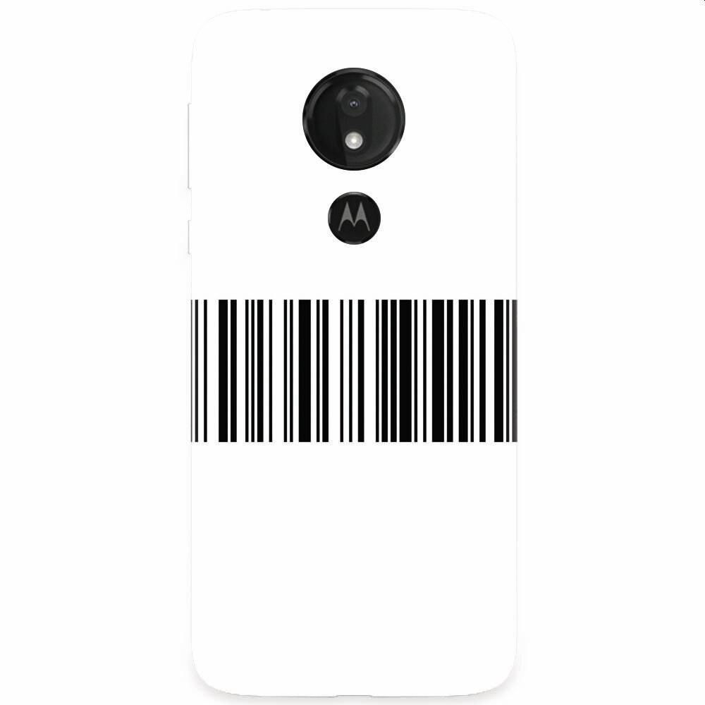 Husa silicon pentru Motorola Moto G7, Bar Code