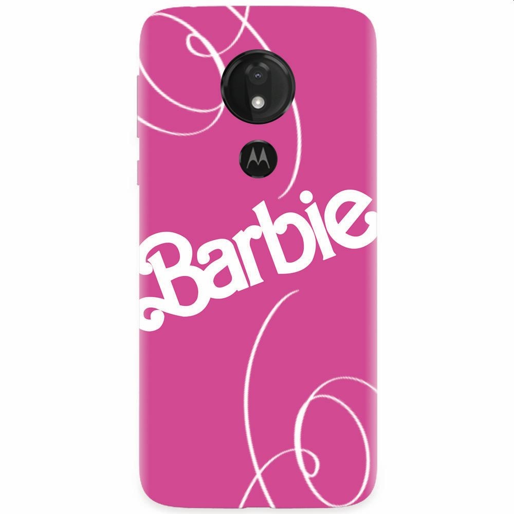 Husa silicon pentru Motorola Moto G7, Barbie