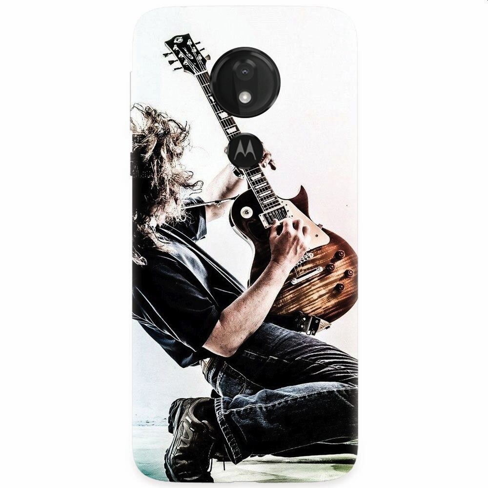 Husa silicon pentru Motorola Moto G7 Power, Rock Star