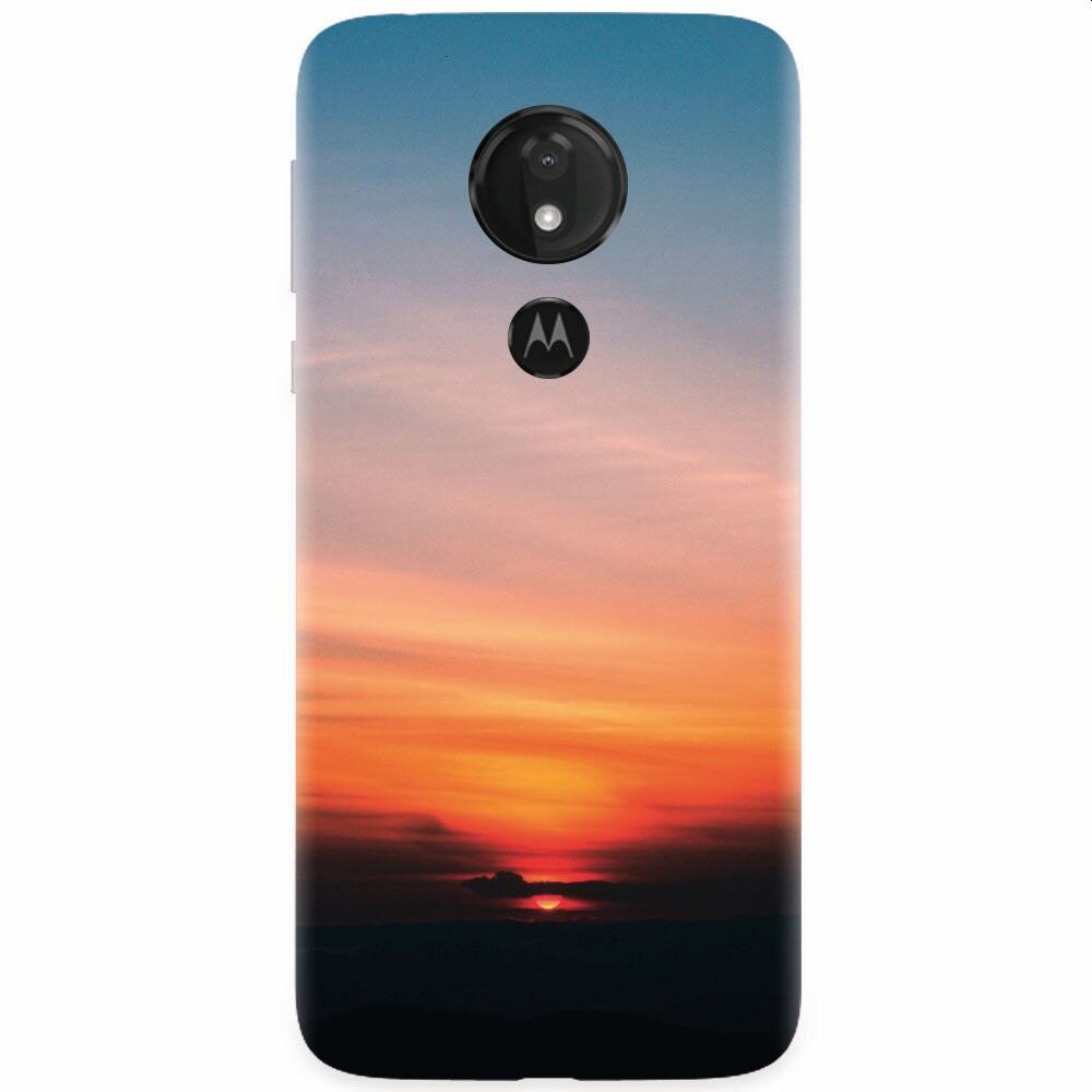 Husa silicon pentru Motorola Moto G7, Calm Clouds
