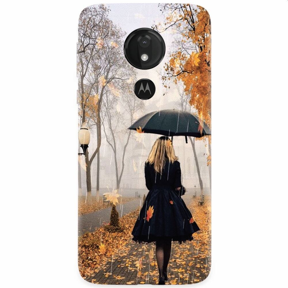 Husa silicon pentru Motorola Moto G7 Power, Autum