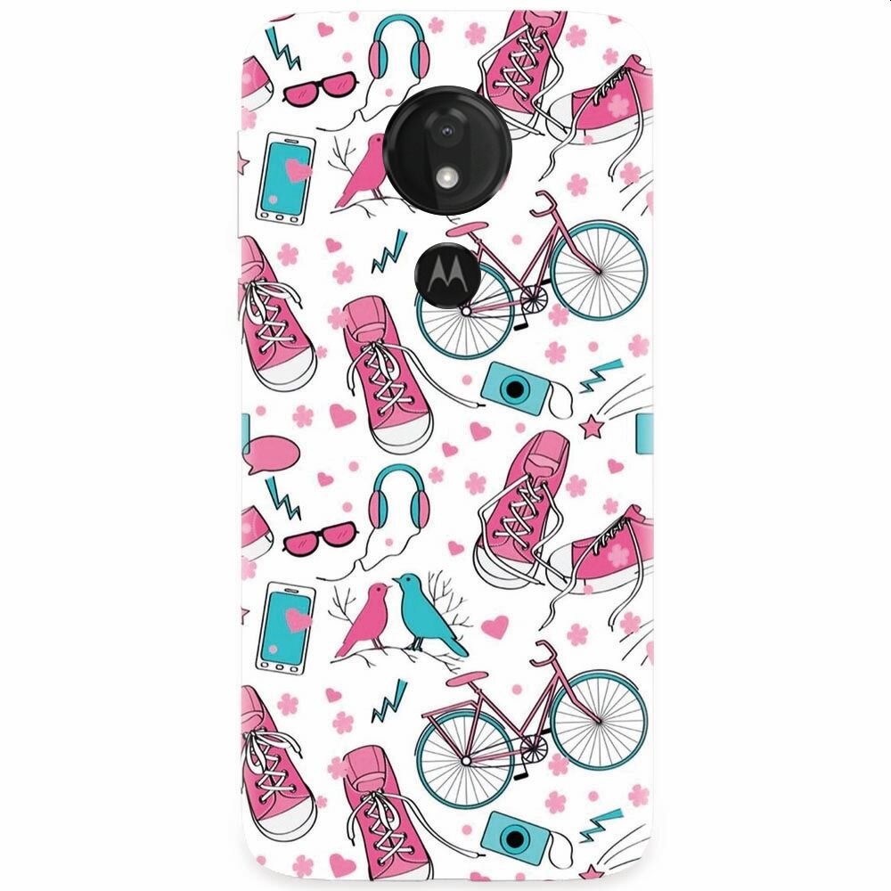 Husa silicon pentru Motorola Moto G7 Power, Travel