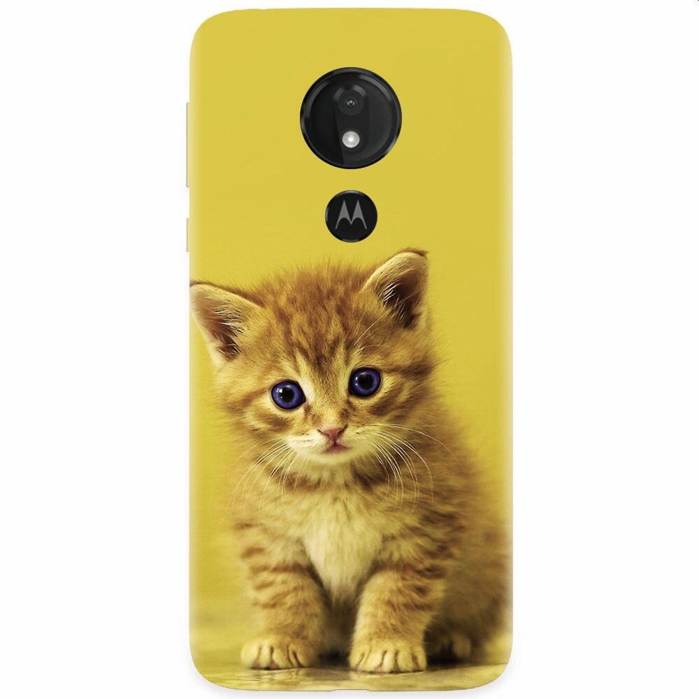 Husa silicon pentru Motorola Moto G7, Baby Kitten